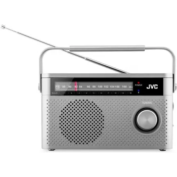 JVC RA-E315G Tragbares Radio Grau