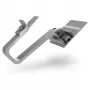 K2 Systems SingleHook 3S Long Dachhaken 2004222 – 3-fache Höhenverstellung, Edelstahl, 40-55 mm