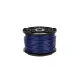 KAB0605C 6mm Stereomikrofonkabel Blau - Rolle, 2x0,22mm² OFC, Spiralgeflecht, PVC-Mantel