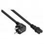KABELMEISTER Winkel-Schuko auf IEC C15 Netzkabel 0,5 m Schwarz