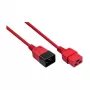 Kabelmeister Stromverlängerungskabel C20 auf C19, 2m, Schwarz