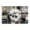 Kabelmeister SK0103-S002 3-fach Schuko Steckdosenleiste, 90° Winkelstecker, 0,2 m Kabel, Schwarz