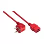 KABELMEISTER SK0190-R018 Netzkabel Schuko auf IEC C13 1,8m Schwarz