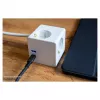 kabelmeister Steckdosenwürfel 3 Steckdosen mit USB-C und USB-A, Weiß, 2m