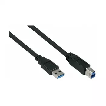 Kabelmeister USB 3.0 A-A Kabel UL Schwarz 3m