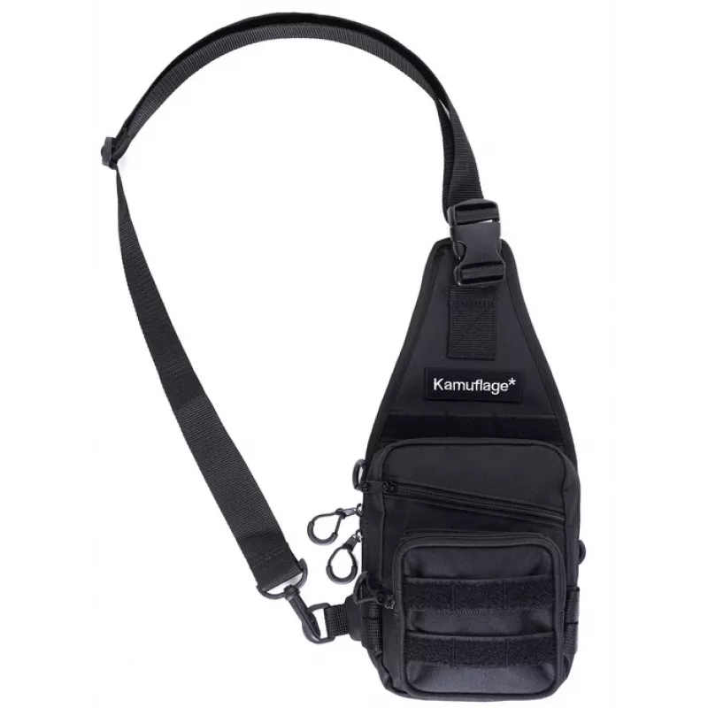 Kamuflage Bag Side Shoulder Black