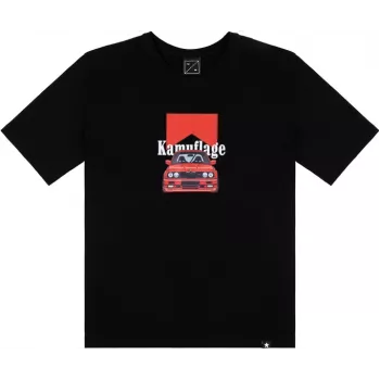 Kamuflage Beamer T-shirt Schwarz Größe S