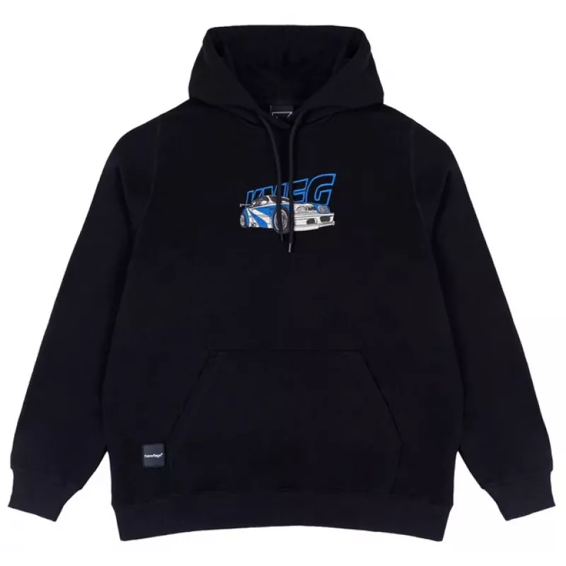 Kamuflage Wanted Hoodie Black XL