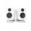 Kanto Audio S2W Desktop Speaker Stands für kleine Lautsprecher - Weiß (Paar)