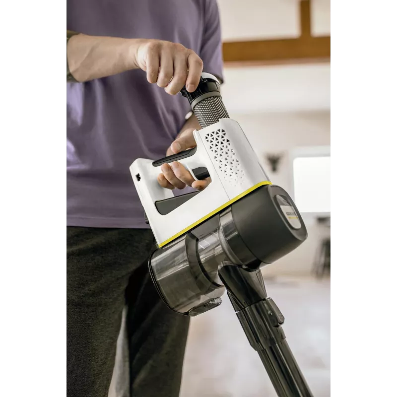 Kärcher VC 4 Cordless myHome Car Akku-Staubsauger, beutellos, 0,65 l Fassungsvermögen, Weiß