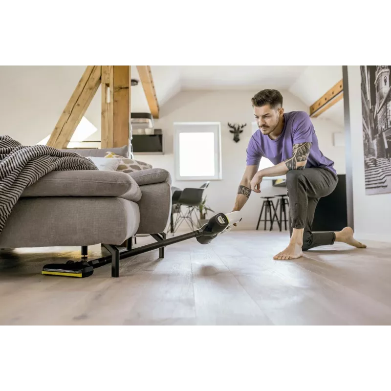 Kärcher VC 4 Cordless myHome Car Akku-Staubsauger, beutellos, 0,65 l Fassungsvermögen, Weiß