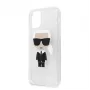 Karl Lagerfeld Apple iPhone 11 Pro Max Glitter Iconic Body Cover Silber