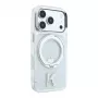 Karl Lagerfeld iPhone 18 Pro Max / 17 Pro Max MagSafe IML Ring Stand 360 Kameo Metal Transparente Hülle