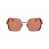KARL LAGERFELD KL340S-800 Damen-Sonnenbrille - Schwarzer Acetatrahmen, graue Polycarbonatgläser, 56 mm