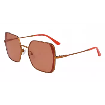 KARL LAGERFELD KL340S-800 Damen-Sonnenbrille - Schwarzer Acetatrahmen, graue Polycarbonatgläser, 56 mm