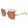 KARL LAGERFELD KL340S-800 Damen-Sonnenbrille - Schwarzer Acetatrahmen, graue Polycarbonatgläser, 56 mm
