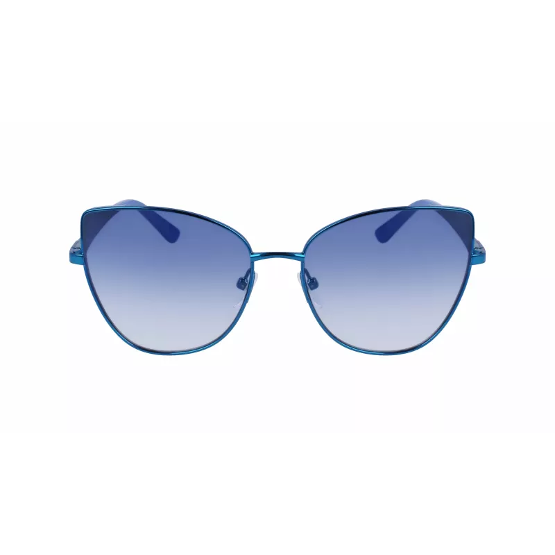 KARL LAGERFELD KL341S-400 Damen Butterfly Sonnenbrille Blau Verlauf 56mm