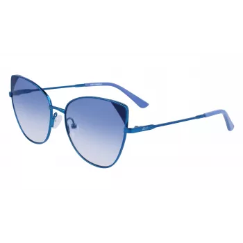 KARL LAGERFELD KL341S-400 Damen Butterfly Sonnenbrille Blau Verlauf 56mm