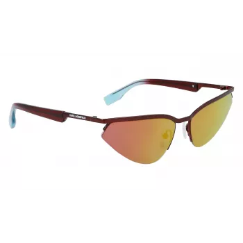 KARL LAGERFELD KL352S Sonnenbrille Unisex Schwarzer Rahmen Graue Gläser 61/17/140 mm