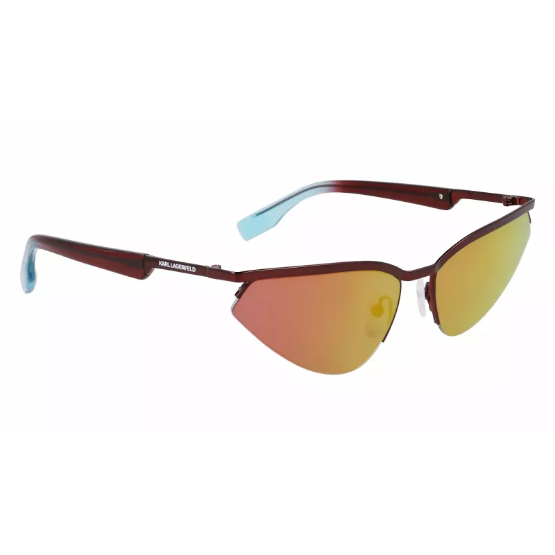 KARL LAGERFELD KL352S Sonnenbrille Unisex Schwarzer Rahmen Graue Gläser 61/17/140 mm