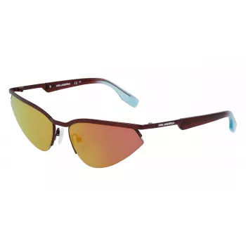 KARL LAGERFELD KL352S Sonnenbrille Unisex Schwarzer Rahmen Graue Gläser 61/17/140 mm