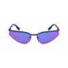 KARL LAGERFELD KL352S6117500 Unisex Rechteck-Sonnenbrille Schwarz/Grau 61mm