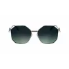 KARL LAGERFELD KL358S-041 Damen-Sonnenbrille - Schwarzer Rahmen, graue Gläser, 57 mm