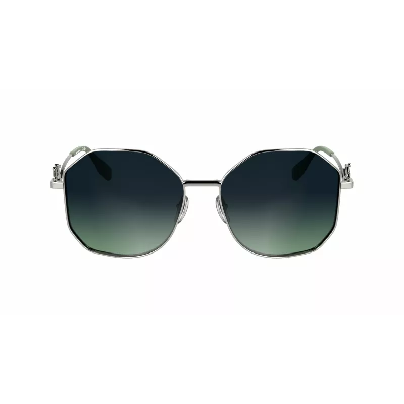 KARL LAGERFELD KL358S-041 Damen-Sonnenbrille - Schwarzer Rahmen, graue Gläser, 57 mm