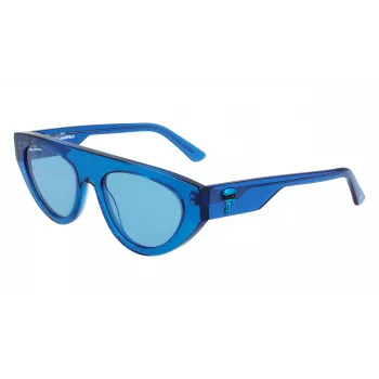 KARL LAGERFELD KL6043S-424 Damen Cat-Eye-Sonnenbrille Havana Brown Gradient 52mm