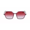KARL LAGERFELD KL6083S-626 Damen Cat Eye Sonnenbrille Schwarz Grau Verlauf 56mm