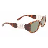 KARL LAGERFELD KL6085S-240 Damen Cat-Eye-Sonnenbrille Havana Braun Verlauf 55mm