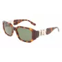 KARL LAGERFELD KL6085S-240 Damen Cat-Eye-Sonnenbrille Havana Braun Verlauf 55mm