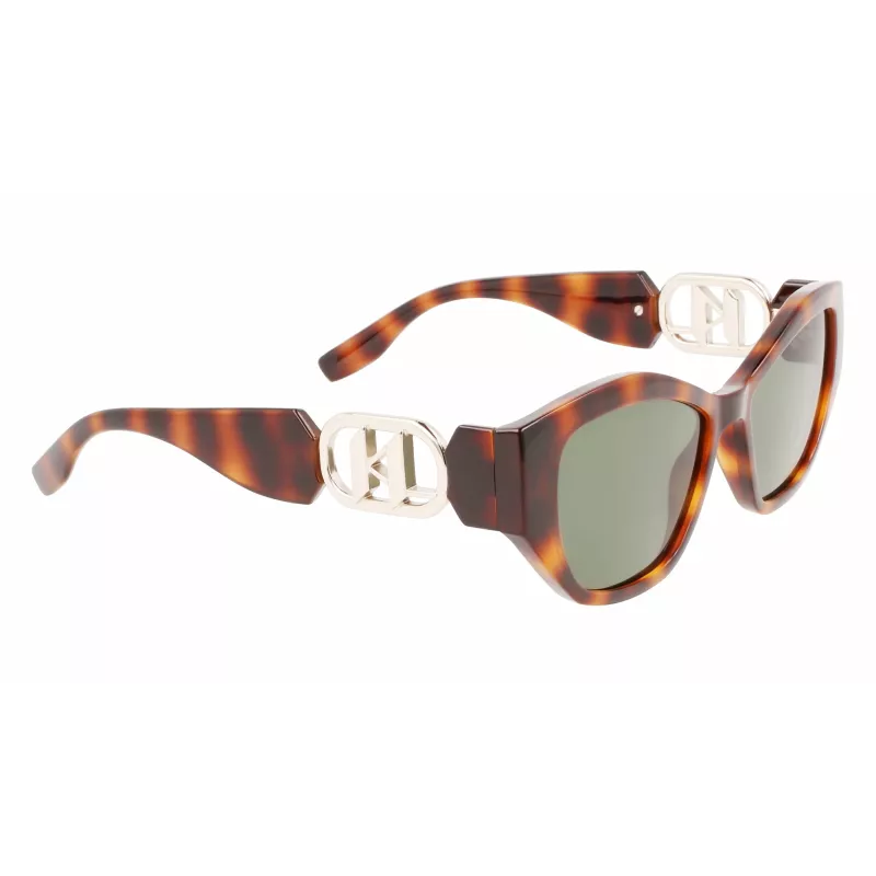 KARL LAGERFELD KL6086S-240 Damen-Sonnenbrille Havana Brown Gradient 54mm