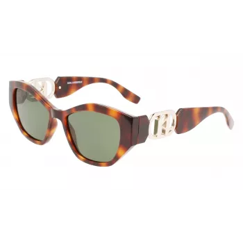 KARL LAGERFELD KL6086S-240 Damen-Sonnenbrille Havana Brown Gradient 54mm