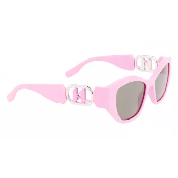 KARL LAGERFELD KL6086S-525 Damen Butterfly-Sonnenbrille Havana Braun Verlauf 54mm
