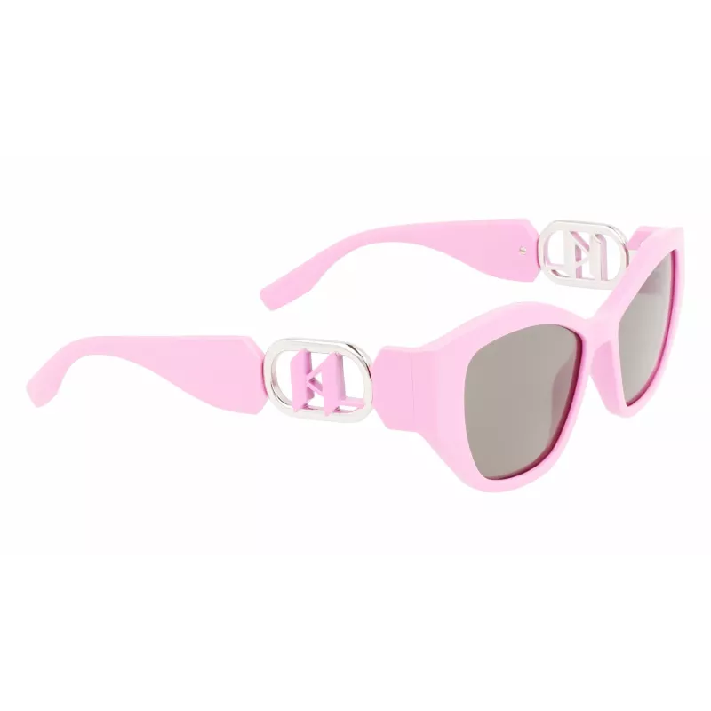 KARL LAGERFELD KL6086S-525 Damen Butterfly-Sonnenbrille Havana Braun Verlauf 54mm