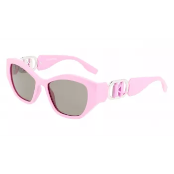 KARL LAGERFELD KL6086S-525 Damen Butterfly-Sonnenbrille Havana Braun Verlauf 54mm