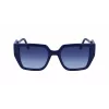 KARL LAGERFELD KL6098S-400 Damen-Sonnenbrille Dunkelblauer Rahmen Grau Verlaufsgläser 52mm