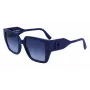 KARL LAGERFELD KL6098S-400 Damen-Sonnenbrille Dunkelblauer Rahmen Grau Verlaufsgläser 52mm
