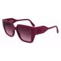 KARL LAGERFELD KL6098S-501 Damen eckige Acetat-Sonnenbrille 52mm