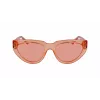 KARL LAGERFELD KL6100S-800 Damen Rechteckige Acetat-Sonnenbrille Havana Brown Gradient 54/19/140 mm