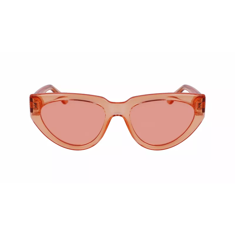KARL LAGERFELD KL6100S-800 Damen Rechteckige Acetat-Sonnenbrille Havana Brown Gradient 54/19/140 mm