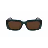 KARL LAGERFELD KL6101S-300 Unisex Sonnenbrille 54mm graue Gläser schwarzer Acetatrahmen UV400