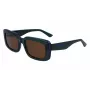 KARL LAGERFELD KL6101S-300 Unisex Sonnenbrille 54mm graue Gläser schwarzer Acetatrahmen UV400