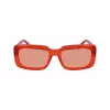 KARL LAGERFELD KL6101S-800 Unisex-Sonnenbrille - Schwarzer Rahmen, graue Gläser, 54 mm