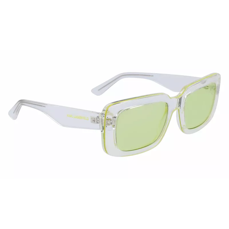 KARL LAGERFELD KL6101S-970 Unisex Sonnenbrille 54/19/140 mm Quadratischer Acetatrahmen Polycarbonat-Glas UV400