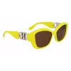 KARL LAGERFELD KL6102S-703 Damen Katzenaugen-Sonnenbrille Schwarz Grau Verlauf 56mm