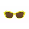 KARL LAGERFELD KL6102S-703 Damen Katzenaugen-Sonnenbrille Schwarz Grau Verlauf 56mm
