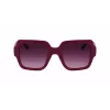 KARL LAGERFELD KL6104SR-501 Damen eckige Sonnenbrille Schwarz/Grau 53mm
