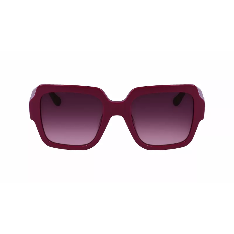 KARL LAGERFELD KL6104SR-501 Damen eckige Sonnenbrille Schwarz/Grau 53mm